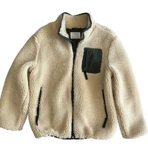 ZARA KIDS Sherpa Zipper Jacket Size 11/12y